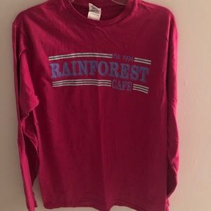 Rainforest cafe long sleeve shirt
